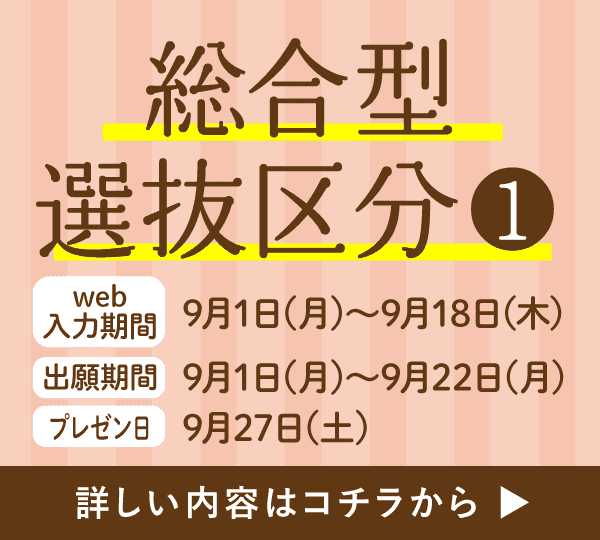 総合型選抜区分
